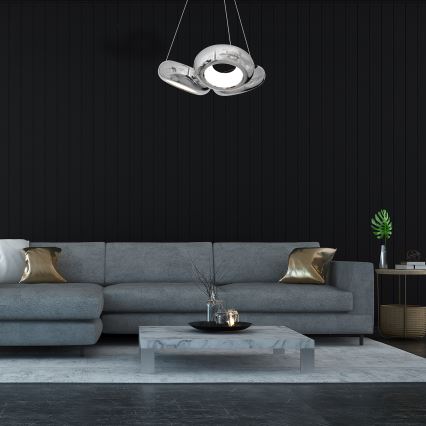LED lustra ar auklu MERCURIO 3xLED/12W/230V