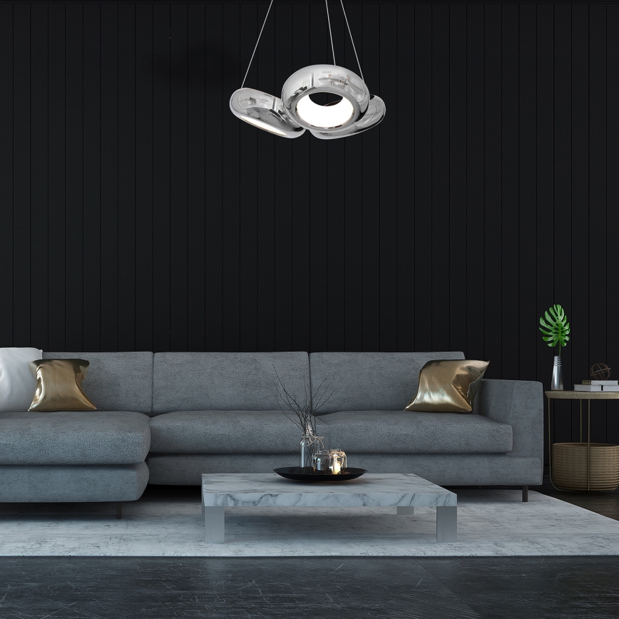 LED lustra ar auklu MERCURIO 3xLED/12W/230V