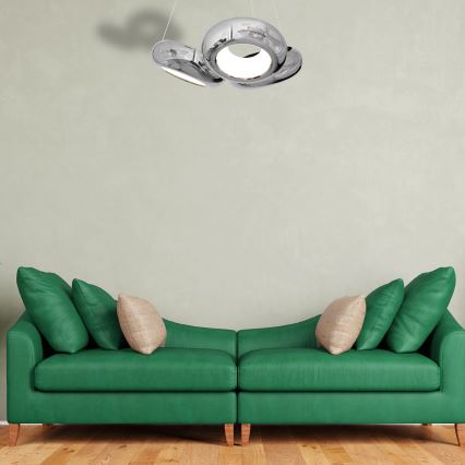 LED lustra ar auklu MERCURIO 3xLED/12W/230V