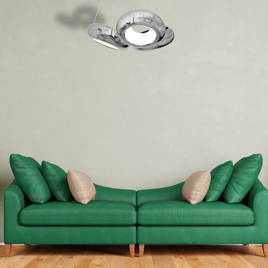 LED lustra ar auklu MERCURIO 3xLED/12W/230V