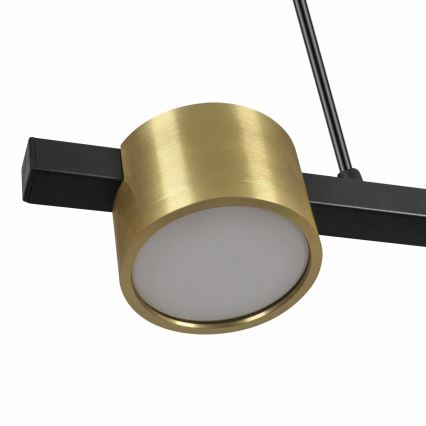 LED Lustra ar auklu MIRELLA 4xGX53/6W/230V zelta/melna