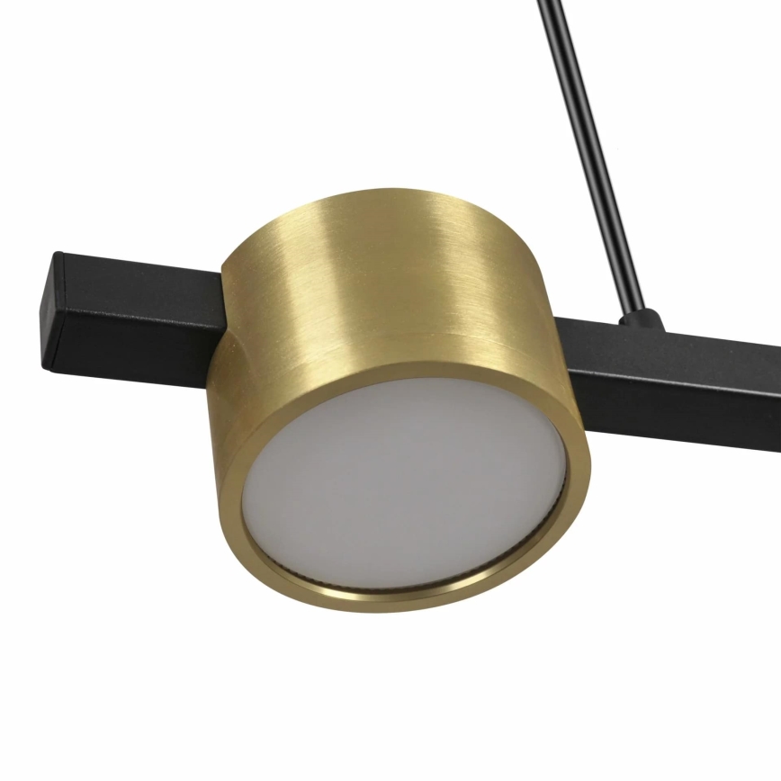 LED Lustra ar auklu MIRELLA 4xGX53/6W/230V zelta/melna
