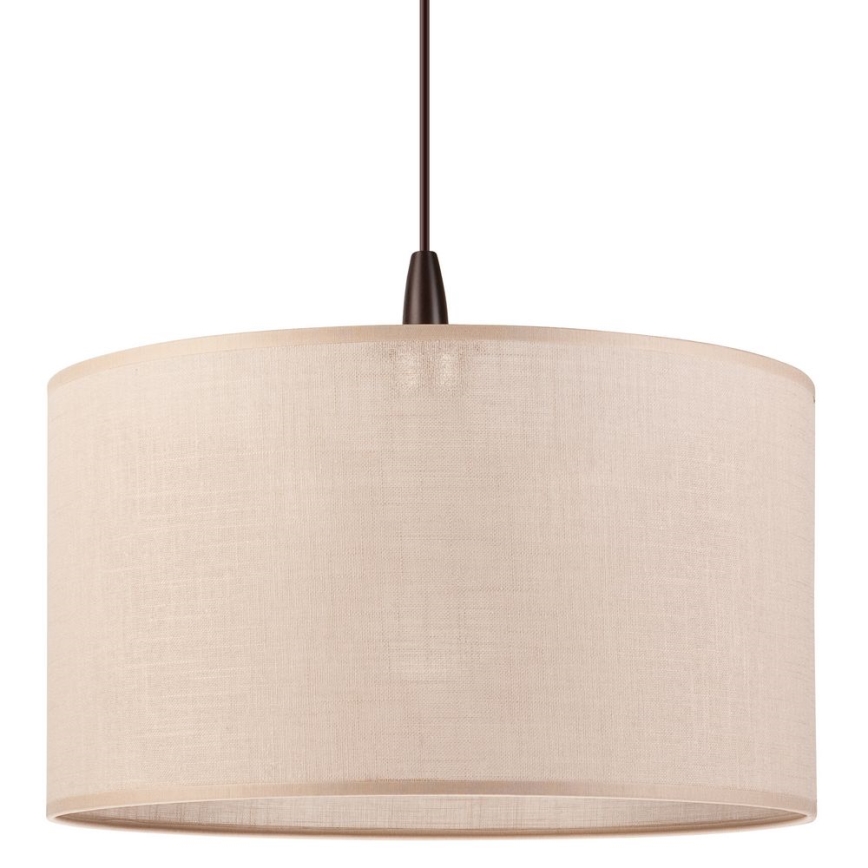 LED Lustra ar auklu NOEL 1xE27/60W/230V bēša