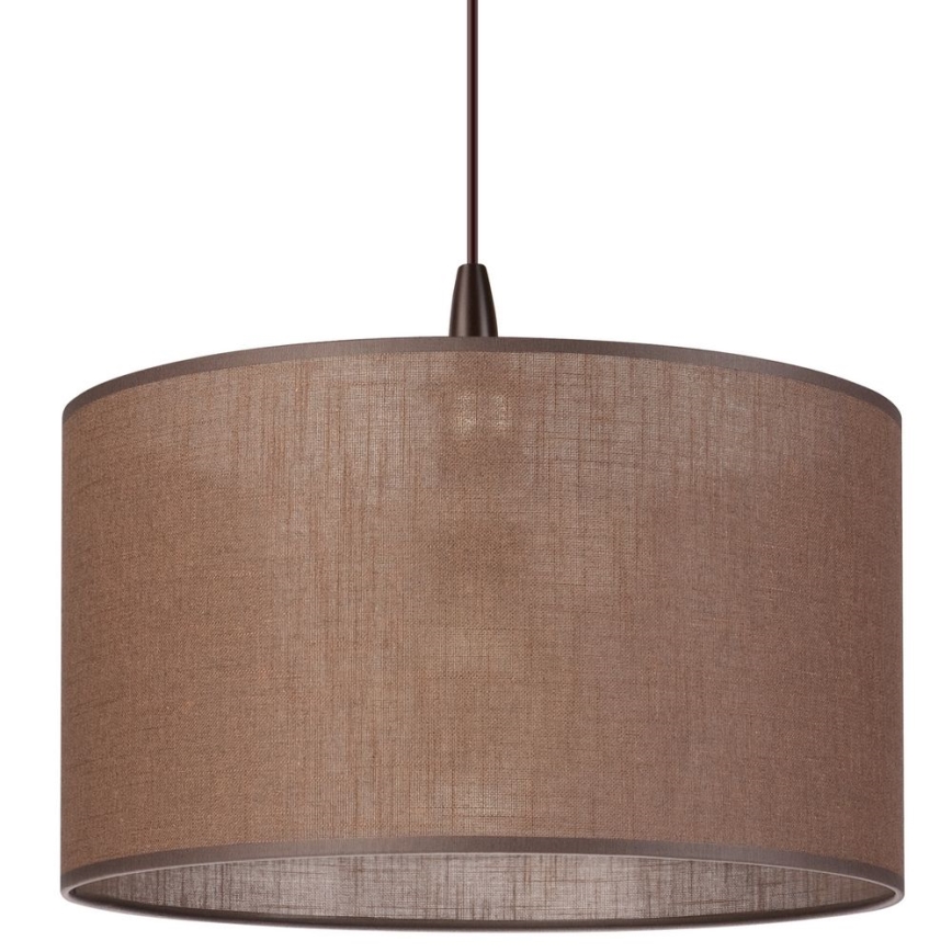 LED Lustra ar auklu NOEL 1xE27/60W/230V brūna