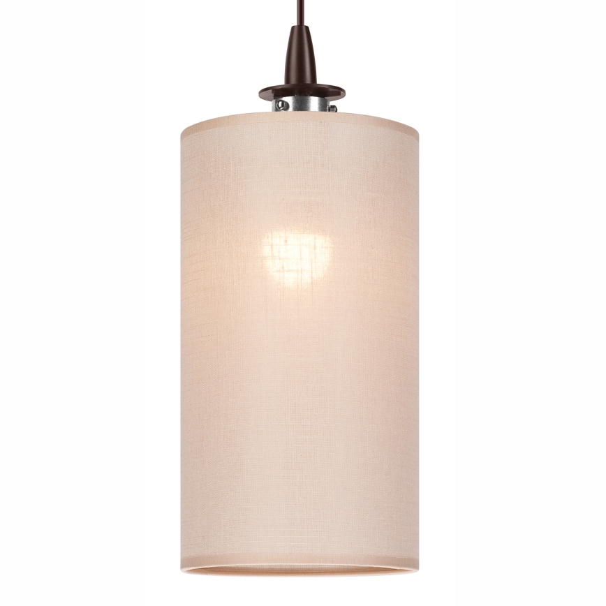LED Lustra ar auklu NOEL MINI 1xE27/60W/230V bēša