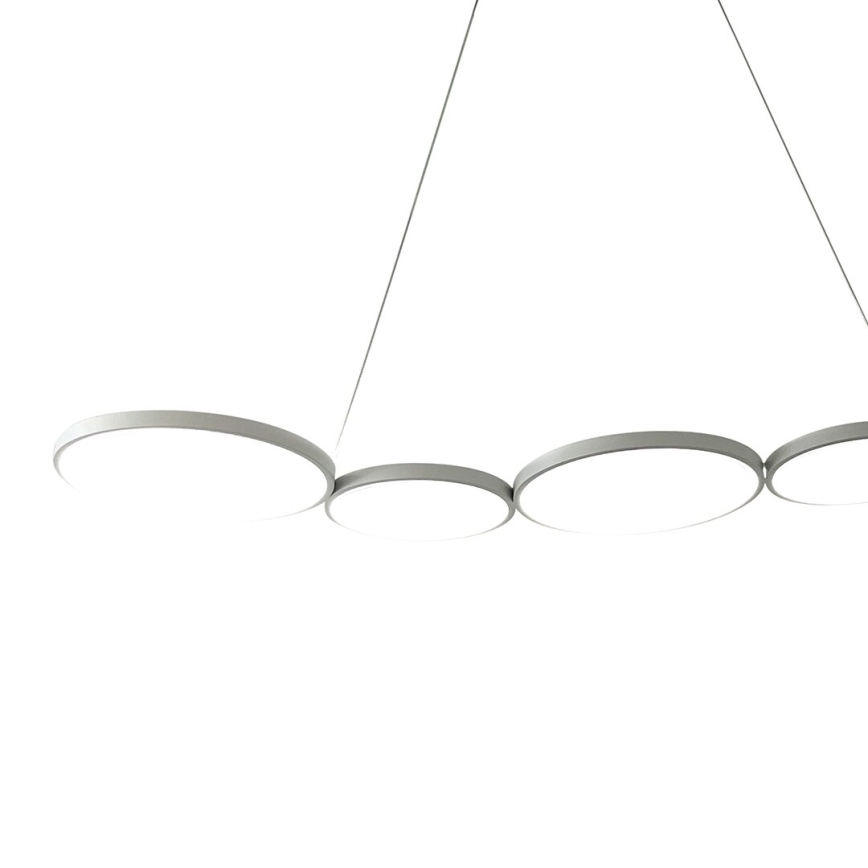 LED Lustra ar auklu OLYMPIA 5xLED/10W/230V pelēka