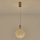 LED Lustra ar auklu PERFORATO LED/6,3W/230V 3000K zelta d. 20 cm
