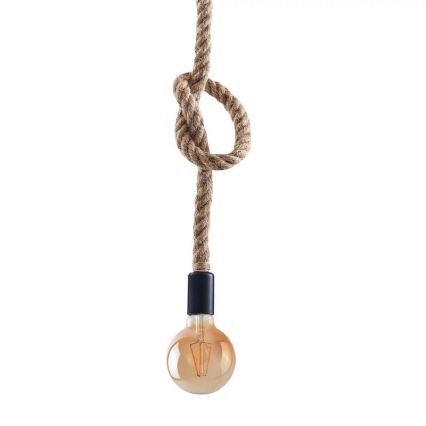 LED Lustra ar auklu ROPE 1xE27/8W/230V