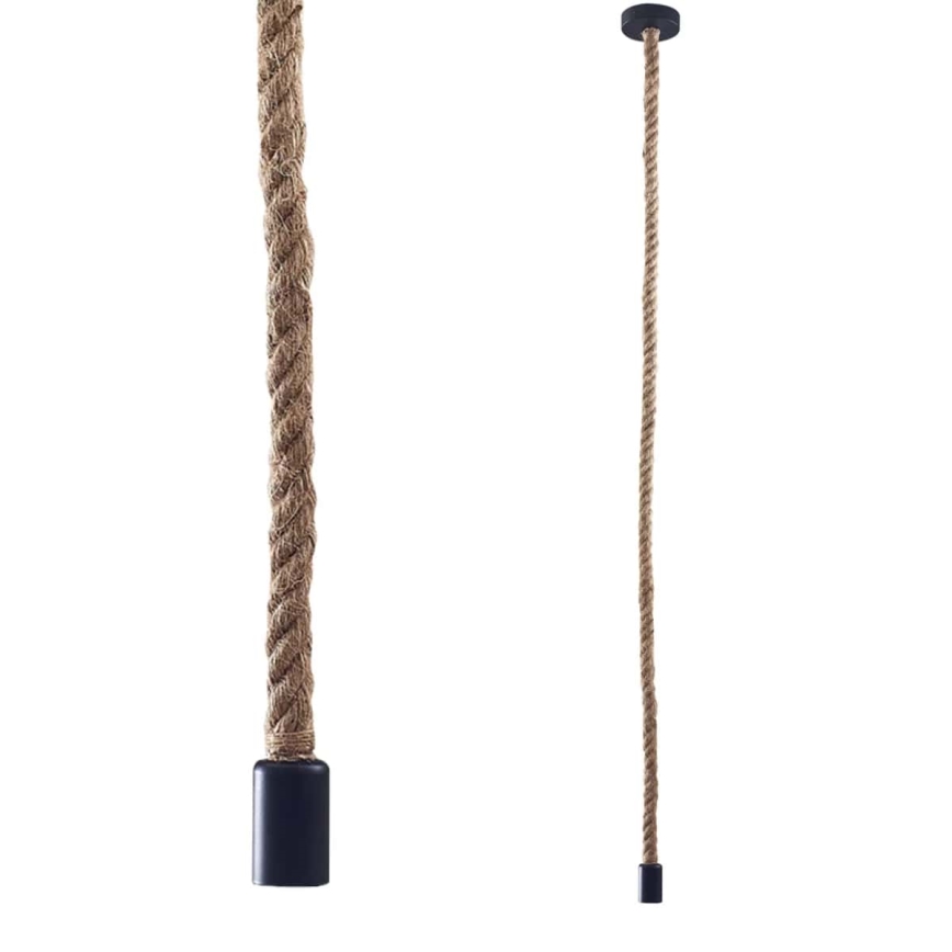 LED Lustra ar auklu ROPE 1xE27/8W/230V