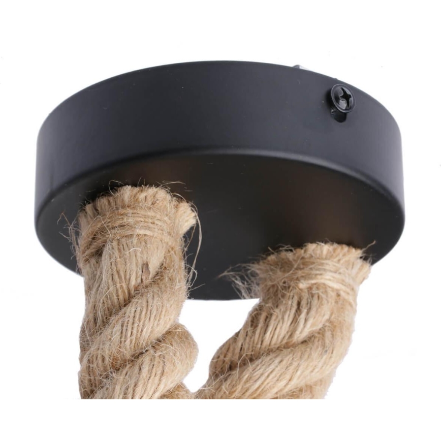 LED Lustra ar auklu ROPE 2xE27/10W/230V
