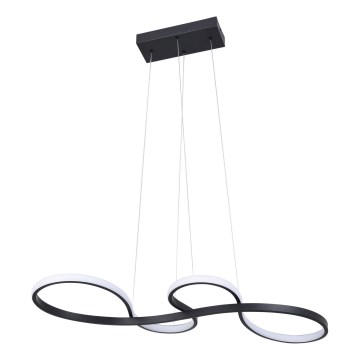 LED Lustra ar auklu SALSA LED/38W/230V 4000K melna
