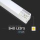 LED Lustra ar auklu SAMSUNG CHIP LED/40W/230V 4000K balta