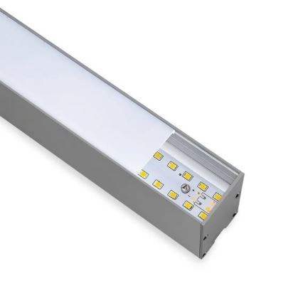 LED Lustra ar auklu SAMSUNG CHIP LED/40W/230V 4000K sudraba