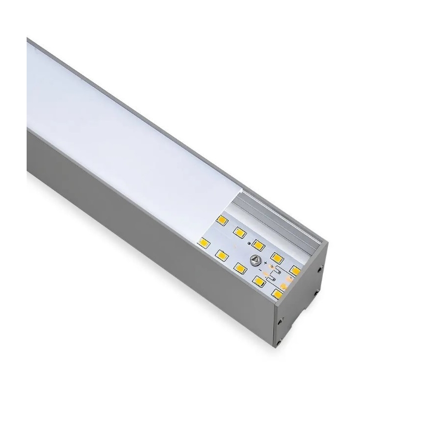 LED Lustra ar auklu SAMSUNG CHIP LED/40W/230V 4000K sudraba