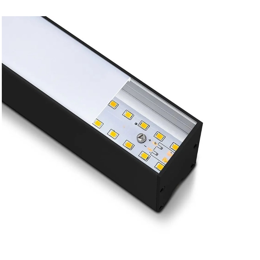 LED Lustra ar auklu SAMSUNG CHIP LED/40W/230V 6400K melna