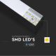 LED Lustra ar auklu SAMSUNG CHIP LED/40W/230V 6400K melna