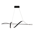LED Lustra ar auklu SASH LED/36W/230V melna