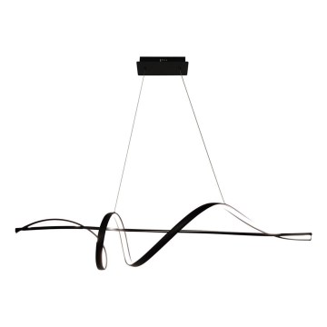 LED Lustra ar auklu SASH LED/36W/230V melna