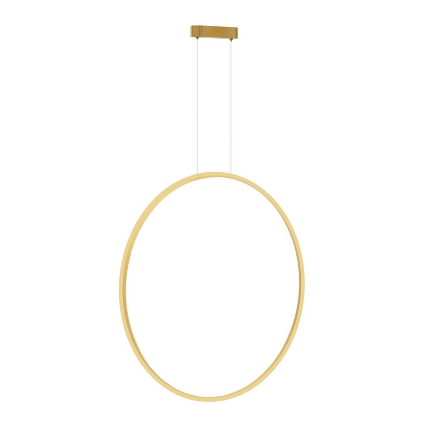 LED Lustra ar auklu SATURNO LED/46W/230V d. 80 cm IP44 zelta