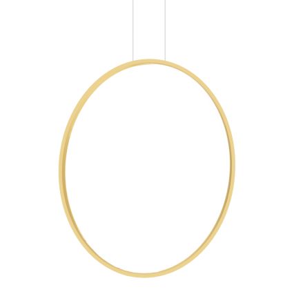 LED Lustra ar auklu SATURNO LED/46W/230V d. 80 cm IP44 zelta