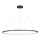 LED Lustra ar auklu SATURNO LED/65W/230V d. 120 cm IP44 antracīta