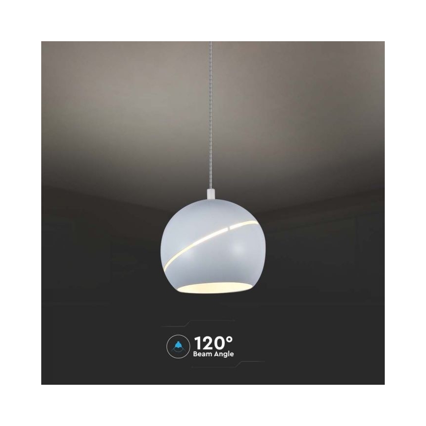 LED Lustra ar auklu skārienvadāma LED/8,5W/230V 3000K balta