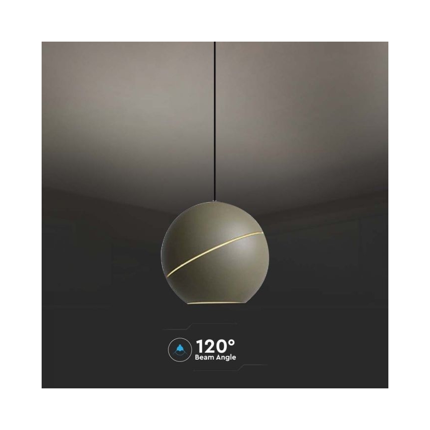LED Lustra ar auklu skārienvadāma LED/8,5W/230V 3000K zelta