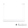LED Lustra ar auklu SPARK 1xG13/8,5W/230V balta