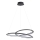 LED Lustra ar auklu TANGO LED/44W/230V 4000K d. 60 cm melna