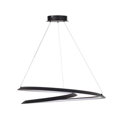 LED Lustra ar auklu TANGO LED/44W/230V 4000K d. 60 cm melna