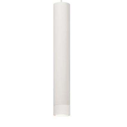 LED Lustra ar auklu TUBA 1xGU10/4,8W/230V balta
