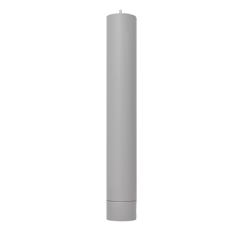 LED Lustra ar auklu TUBA 3xGU10/4,8W/230V pelēka