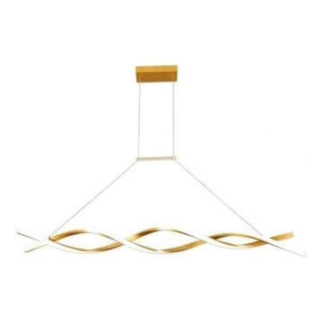 LED Lustra ar auklu TWIST LED/37W/230V 4000K 120 cm zelta