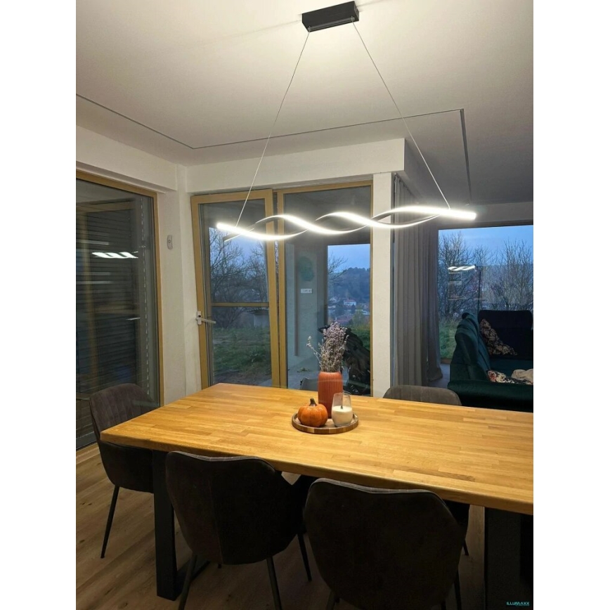 LED Lustra ar auklu TWIST LED/37W/230V 4000K 120 cm zelta