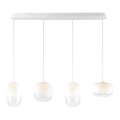 LED Lustra ar auklu VASO LED/15W/230V balta