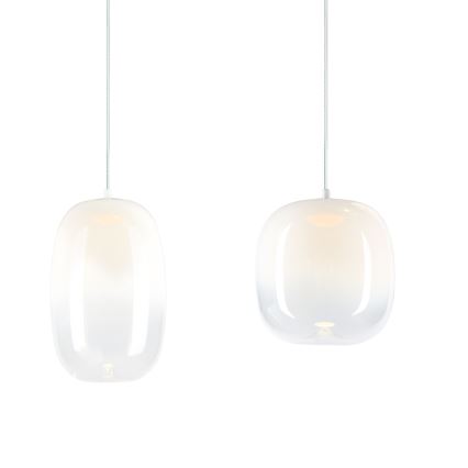 LED Lustra ar auklu VASO LED/15W/230V balta