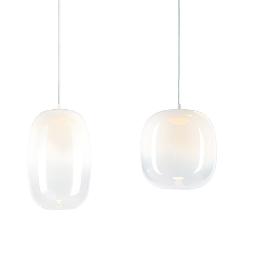 LED Lustra ar auklu VASO LED/15W/230V balta