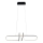 LED Lustra ar auklu VERTIGO LED/54W/230V melna