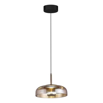 LED Lustra ar auklu VETRO LED/6W/230V bēša/melna