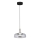 LED Lustra ar auklu VETRO LED/6W/230V pelēka/melna