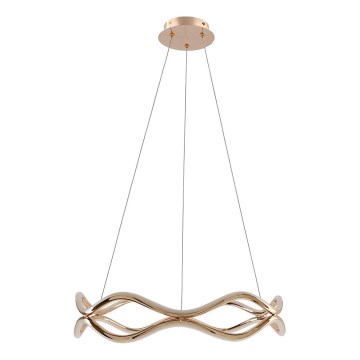 LED lustra ar kabeli VAVE LED/28W/230V rožzeltaina
