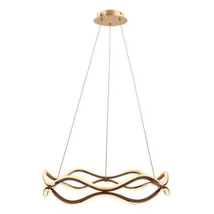 LED lustra ar kabeli VAVE LED/28W/230V rožzeltaina