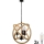 LED Lustra ar ķēdi ROPE GLOBO 3xE14/4,3W/230V
