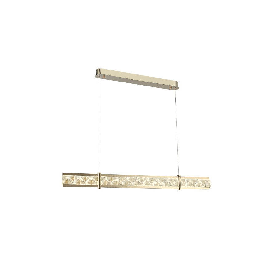 LED regulējama kristāla lustra uz troses ENRIQUE LED/20W//230V 3000-6000K + tālvadība