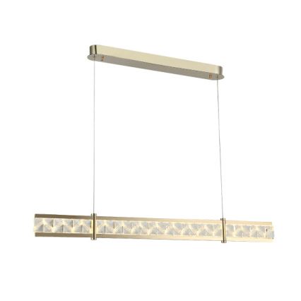 LED regulējama kristāla lustra uz troses ENRIQUE LED/20W//230V 3000-6000K + tālvadība
