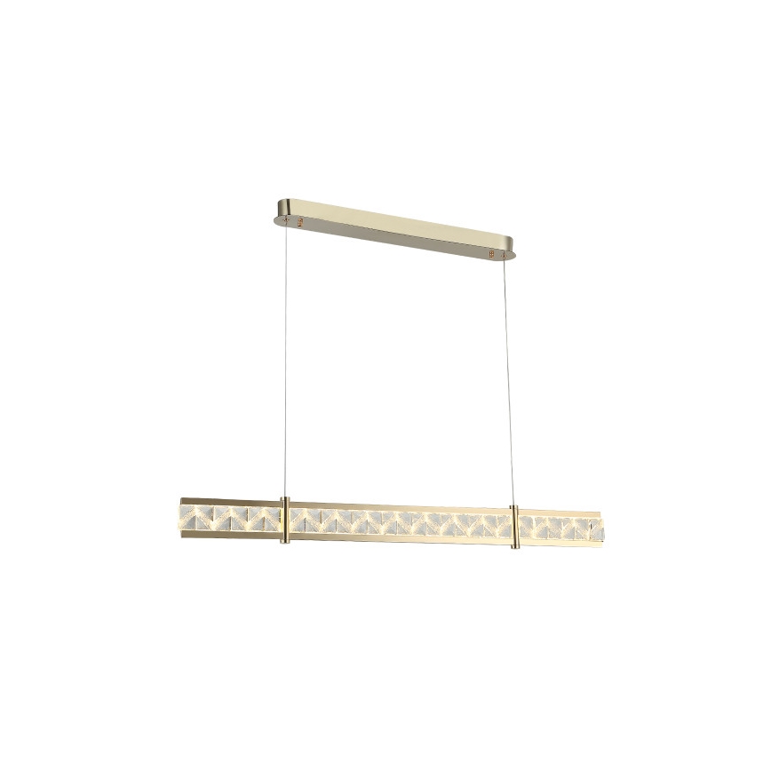 LED regulējama kristāla lustra uz troses ENRIQUE LED/20W//230V 3000-6000K + tālvadība