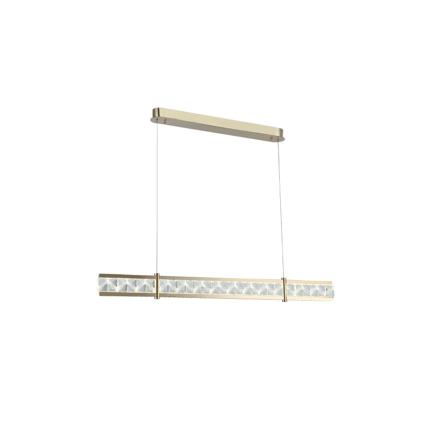LED regulējama kristāla lustra uz troses ENRIQUE LED/20W//230V 3000-6000K + tālvadība