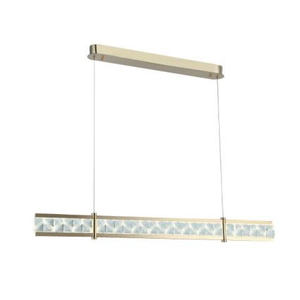 LED regulējama kristāla lustra uz troses ENRIQUE LED/20W//230V 3000-6000K + tālvadība