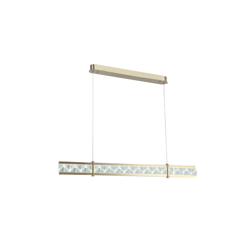 LED regulējama kristāla lustra uz troses ENRIQUE LED/20W//230V 3000-6000K + tālvadība