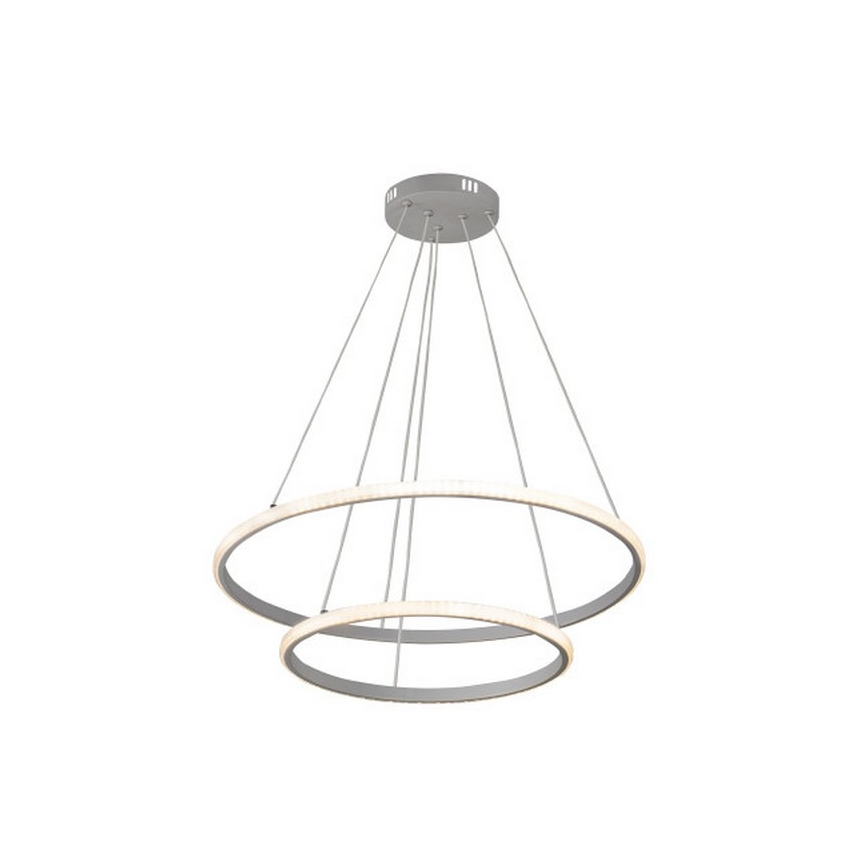 Regulējama LED lustra uz troses LED/55W/230V 3000-6500K Ø 60 cm + tālvadības pults